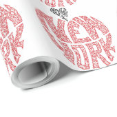 LIEBE NEW YORK GESCHENKPAPIER (Rolleneckpunkt)