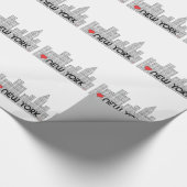 Liebe NEW YORK Geschenkpapier (Ecke)