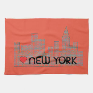 Liebe NEW YORK Geschirrtuch