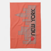 Liebe NEW YORK Geschirrtuch (Vertikal)