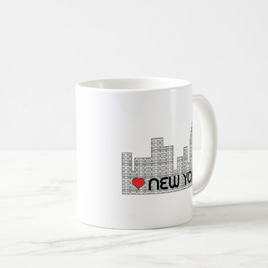 Liebe NEW YORK Kaffeetasse (VorderseiteRechts)