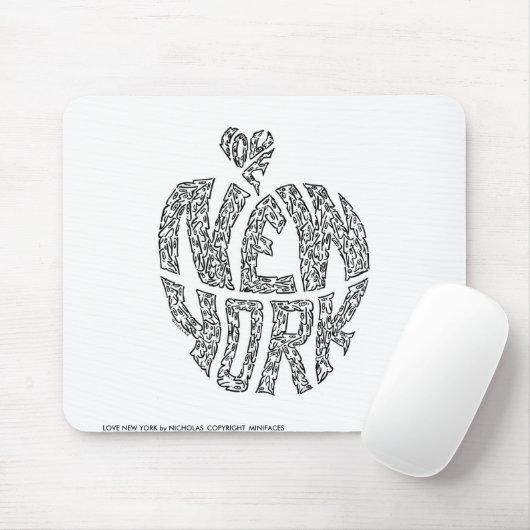 LIEBE NEW YORK MOUSEPAD (Mit Mouse)