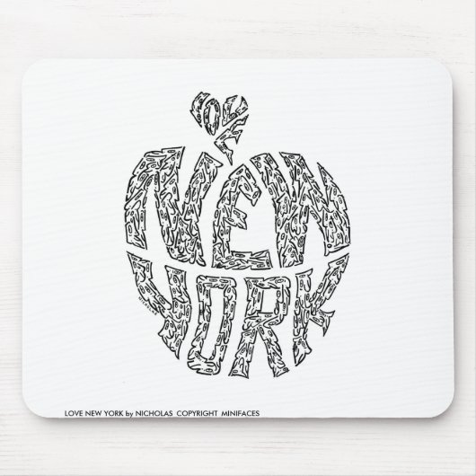 LIEBE NEW YORK MOUSEPAD (Vorne)