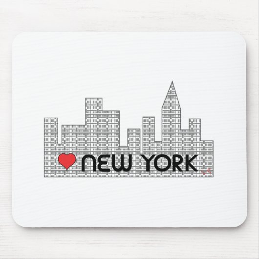 Liebe NEW YORK Mousepad (Vorne)