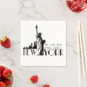 Liebe New York Serviette (Beispiel)