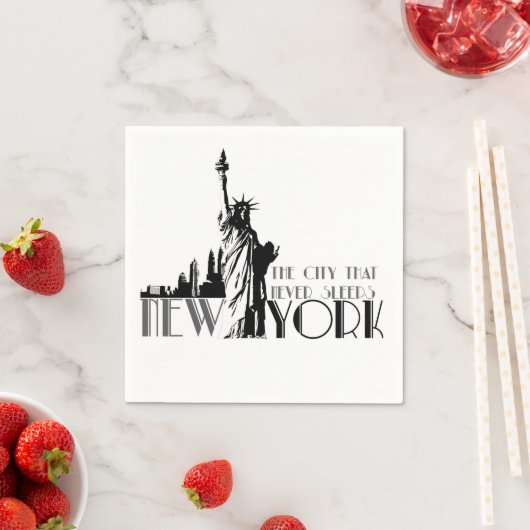 Liebe New York Serviette (Beispiel)