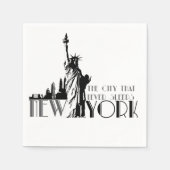 Liebe New York Serviette (Vorderseite)