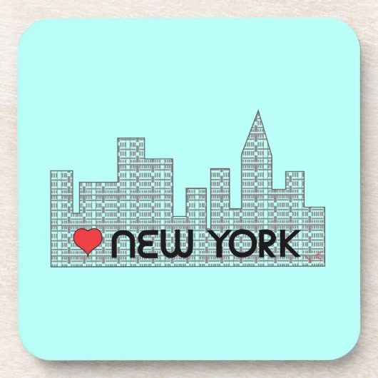Liebe NEW YORK Untersetzer (Vorderseite)