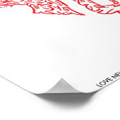 LIEBE NEW YORK von NICHOLAS_POLIZIST... Poster (Ecke)