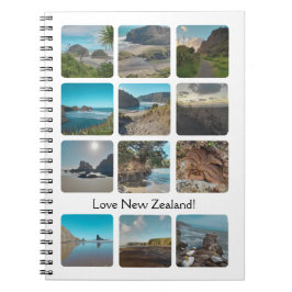 Liebe New Zealand Foto Gallery Collage Notizblock