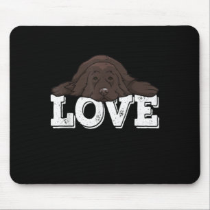 Liebe Newfie Dog Schlafen WOHNGESTALTUNG Mousepad
