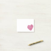 Liebe nicht hassen rotes Herz Post Es Notizen (Auf Schreibtisch)