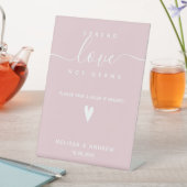 Liebe nicht Keime verbreiten - Covid Safety Weddin Sockelschild (In Situ)