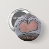 Liebe, nicht Krieg Button (Vorne & Hinten)
