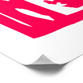 Liebe, nicht Krieg - Hippie-Design für Frieden Poster (Ecke)