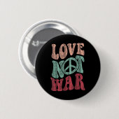 Liebe nicht Krieg und Frieden Button (Vorne & Hinten)