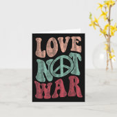 Liebe nicht Krieg und Frieden Karte (Gelbe Blume)