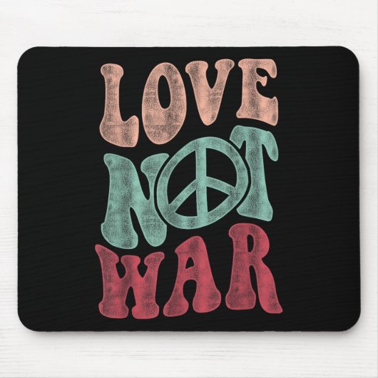 Liebe nicht Krieg und Frieden Mousepad (Vorne)