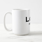 Liebe nicht Liebe Kaffeetasse (Links)