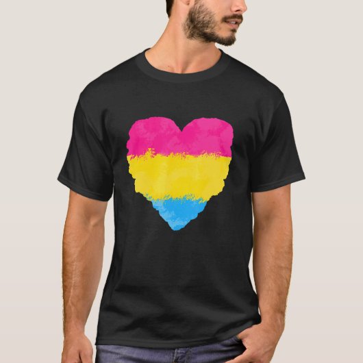 Liebe Niedlich die Pansexual Flag Herd Pride LGB T-Shirt (Vorderseite)