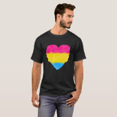 Liebe Niedlich die Pansexual Flag Herd Pride LGB T-Shirt (Vorne ganz)