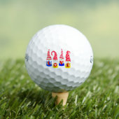 Liebe niedlich Gnomes Golfball (Insitu T-Shirt)