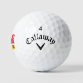Liebe niedlich Gnomes Golfball (Logo)
