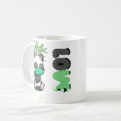 Liebe niedlich Panda Kaffeetasse (Vorderseite Links)