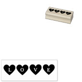 Liebe niedlich Red Hearts Gummistempel (Stempel)
