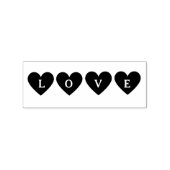 Liebe niedlich Red Hearts Gummistempel (Prägung)