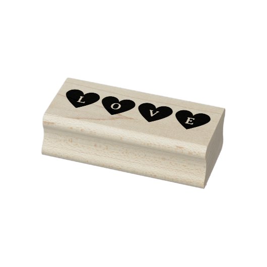 Liebe niedlich Red Hearts Gummistempel (Stempel)