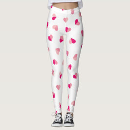 Liebe Niedlich rosa Herzmuster Leggings