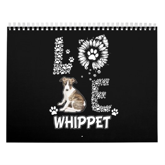 Liebe niedlich Whippet Kalender (Titelbild)
