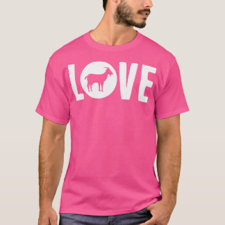 Liebe Niedlich Ziege T-Shirt