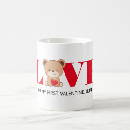 "LIEBE" Niedliche Bear Valentine's Day Tasse