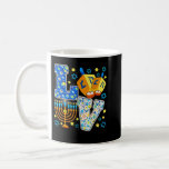 LIEBE Niedliche Hanukka Dekorationen Dreidel Menor Kaffeetasse<br><div class="desc">LIEBE Niedliche Hanukkah Dekorationen Dreidel Menorah Chanukah</div>