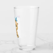 Liebe niedliche Katze Glas (Links)