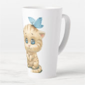 Liebe niedliche Katze Milchtasse (Rechte Ecke)