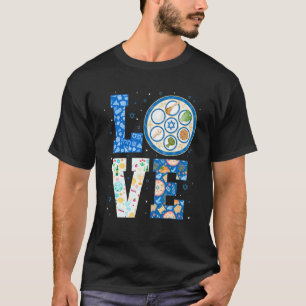 Liebe Niedliche Pessach-Dekorationen Pesach Jüdisc T-Shirt