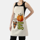 LIEBE - Niedliche Pumpkin & Polka Dot Letters Schürze (InSitu)
