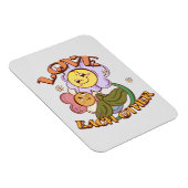 Liebe - Niedliche und lebendige Blume Magnet (Rechte Seite)