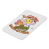 Liebe - Niedliche und lebendige Blume Magnet (Linke Seite)