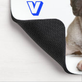 Liebe Niedlichen Französisch Bulldog Welpe Hund Mo Mousepad (Ecke)