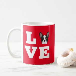 Liebe  Niedlicher französischer Bulldog Kaffeetasse