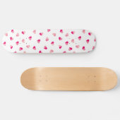Liebe-niedliches rosa Herz-Muster Skateboard (Horizontal)