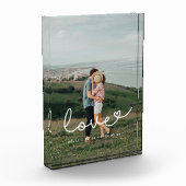 Liebe niedliches Skrippaar Fotoblock (Links)