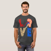 Liebe Nierensorgen Dialyse Patienten T-Shirt (Vorne ganz)