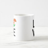 Liebe - Nigerflagge Kaffeetasse (Mittel)