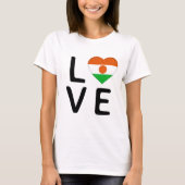 Liebe - Nigerflagge T-Shirt (Vorderseite)
