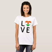 Liebe - Nigerflagge T-Shirt (Vorne ganz)